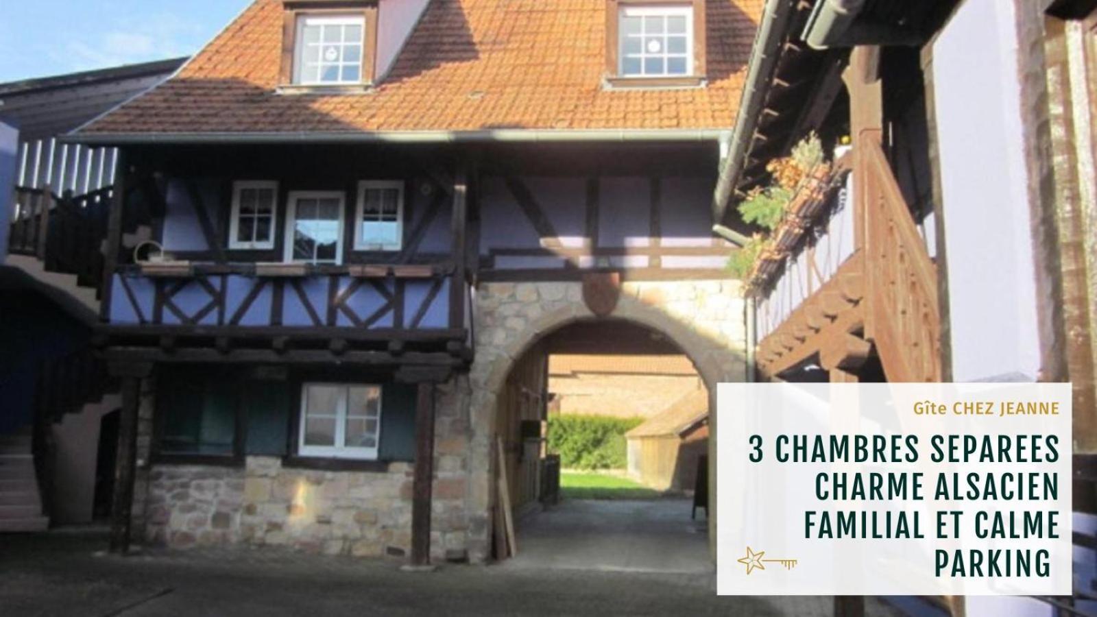 Gite Jeanne Familial - Calme - Parking Ebersheim 외부 사진